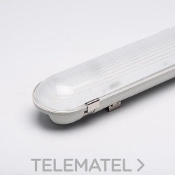 Pantalla estanca LED 120cm 40W DALI y pulsador blanco neutro con referencia KLS120-40DABN de la marca THREELINE.