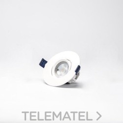 Mini downlight orientable 12W Redondo Blanco frío 45 con referencia MINIDLO12RBF45 de la marca THREELINE.