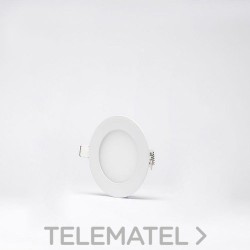 Aro empotrable ultrafino LED 9W redondo 1-10V blanco cálido blanco (2u) con referencia 2xND10RDMBCBL de la marca THREELINE.