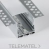 Perfil de aluminio para empotrar arquitectónico 74x35mm barra 2 metros anodizado con referencia PF7435ARAN de la marca THREELIN