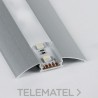 Perfil de aluminio para superficie con solapas curvas 52x8mm barra 2 metros anodizado con referencia PF5208SCAN de la marca THRE