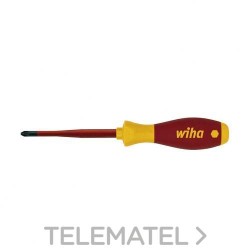 Destornillador SoftFinish 32412100 PZ2x100mm electric slimFix con referencia 35396 de la marca WIHA.