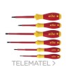 Juego destornilladores SoftFinish 320NZK6SO electric (6u) con referencia 25477 de la marca WIHA.