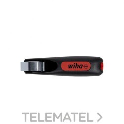 Pelacable con cuchilla de arrastre autogirable para cables redondos con referencia 44240 de la marca WIHA.