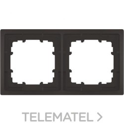 Marco doble Delta style en chocolate con referencia 5TG13220CH de la marca BJC.