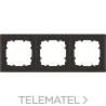 Marco triple Delta style en chocolate con referencia 5TG13230CH de la marca BJC.