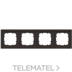 Marco cuádruple Delta style en chocolate con referencia 5TG13240CH de la marca BJC.