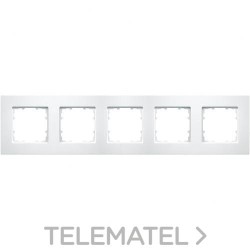 Marco quíntuple Delta miro en blanco polar con referencia 5TG11150WH de la marca BJC.