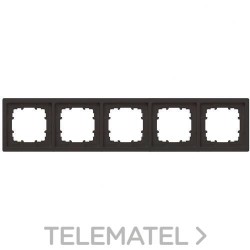 Marco quíntuple Delta style en chocolate con referencia 5TG13250CH de la marca BJC.