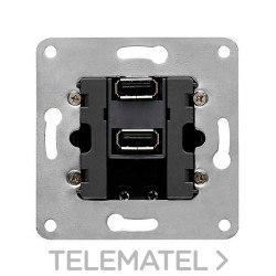 Cargador doble USB 2.1A con referencia 5TG20253 de la marca BJC.