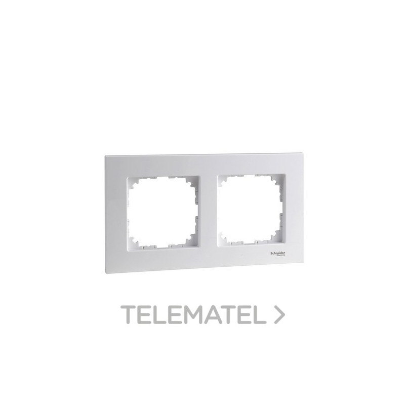 Marco 2 elementos ELEGANCE blanco activo con referencia MTN4020-3035 de la marca SCHNEIDER ELECTRIC.