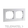 Marco 2 elementos ELEGANCE blanco activo con referencia MTN4020-3035 de la marca SCHNEIDER ELECTRIC.