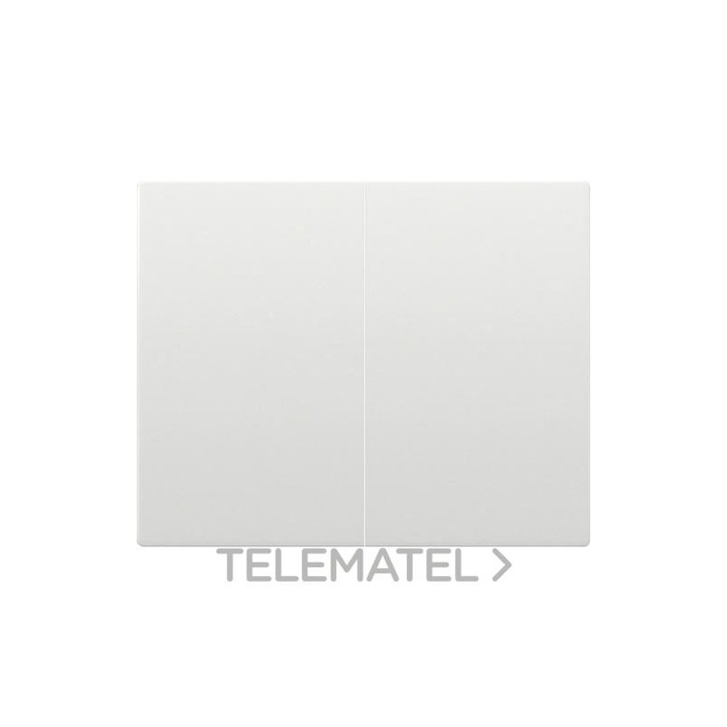 Juego teclas doble interruptor / doble conmutador antibacteriano IRIS con referencia 18709-BF de la marca BJC.