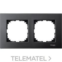 Marco 2 elementos ELEGANCE antracita con referencia MTN4020-3114 de la marca SCHNEIDER ELECTRIC.