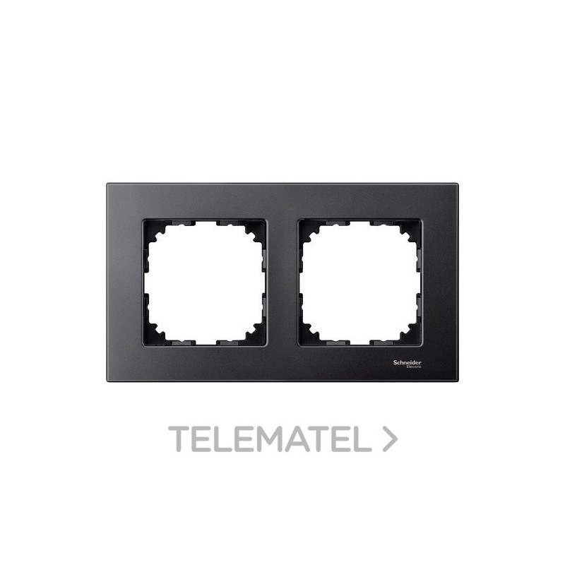 Marco 2 elementos ELEGANCE antracita con referencia MTN4020-3114 de la marca SCHNEIDER ELECTRIC.