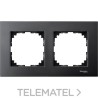 Marco 2 elementos ELEGANCE antracita con referencia MTN4020-3114 de la marca SCHNEIDER ELECTRIC.