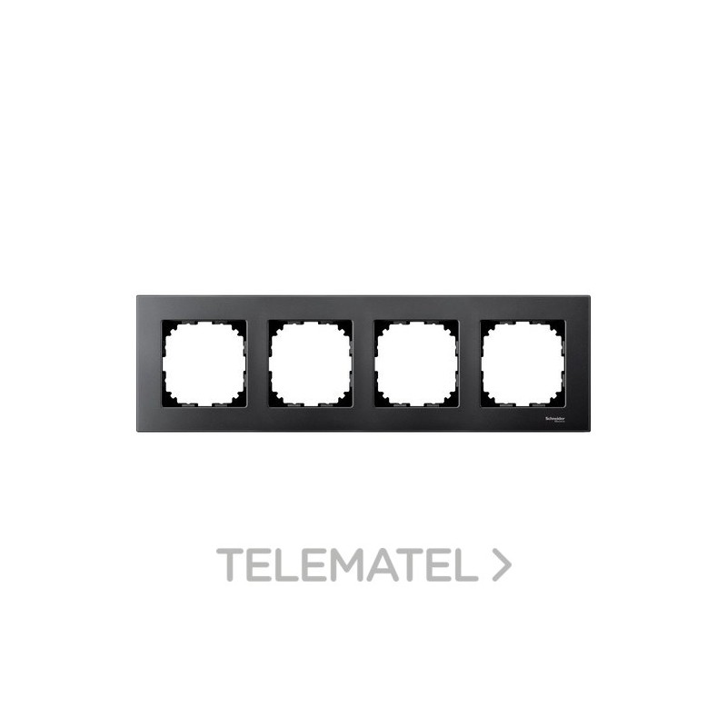 Marco 4 elementos ELEGANCE antracita con referencia MTN4040-3114 de la marca SCHNEIDER ELECTRIC.
