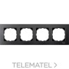 Marco 4 elementos ELEGANCE antracita con referencia MTN4040-3114 de la marca SCHNEIDER ELECTRIC.