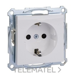Toma Shuko completa con mecanismo 16A en color blanco activo con referencia MTN2300-0325 de la marca SCHNEIDER ELECTRIC.