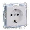 Toma Shuko completa con mecanismo 16A en color blanco activo con referencia MTN2300-0325 de la marca SCHNEIDER ELECTRIC.