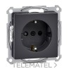 Toma Shuko completa con mecanismo 16A en color antracita con referencia MTN2300-0414 de la marca SCHNEIDER ELECTRIC.