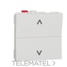 Pulsador de persianas polar con referencia NU320718 de la marca SCHNEIDER ELECTRIC.