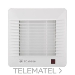 EXTRACTOR BAÑO/ASEO EDM-80NT 9W 2350rpm con referencia 5210044300 de la marca S & P.