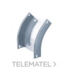 Curva vertical convexa 45º 200x80 galvanizado caliente con referencia CX4G0820 de la marca AISCAN.