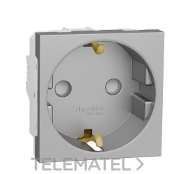 Schuko NU303730 aluminio con referencia NU303730 de la marca SCHNEIDER ELECTRIC.