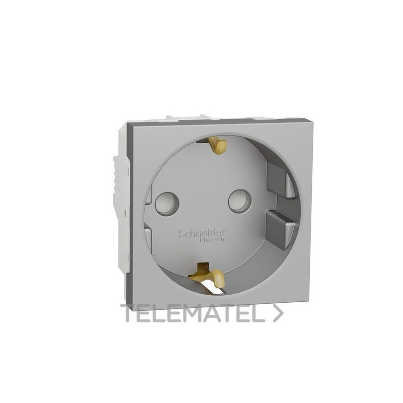 Schuko NU303730 aluminio con referencia NU303730 de la marca SCHNEIDER ELECTRIC.