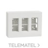 Puesto de trabajo 3 columnas superficie polar con referencia NU123418 de la marca SCHNEIDER ELECTRIC.