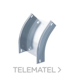 Curva vertical convexa 45º 500x60 galvanizado senzimir con referencia CX4S0650 de la marca AISCAN.