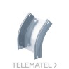 Curva vertical convexa 45º 150x100 galvanizado senzimir con referencia CX4S1015 de la marca AISCAN.