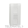 Tapa doble RJ45 Keystone polar con referencia NU946218 de la marca SCHNEIDER ELECTRIC.