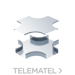 Tapa cruce canal 100 galvanizado senzimir con referencia TCRCS100 de la marca AISCAN.