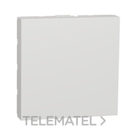 Tapa ciega 2 módulos polar con referencia NU986618 de la marca SCHNEIDER ELECTRIC.