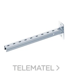Soporte rail-41 500 electrozincado con referencia SR41Z05 de la marca AISCAN.