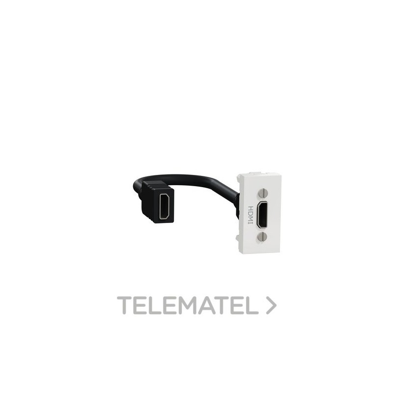 Toma HDMI 1 modulo polar con referencia NU343018 de la marca SCHNEIDER ELECTRIC.