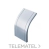 Tapa curva vertical convexa 45º 300x100 galvanizado caliente con referencia TCX4G1030 de la marca AISCAN.