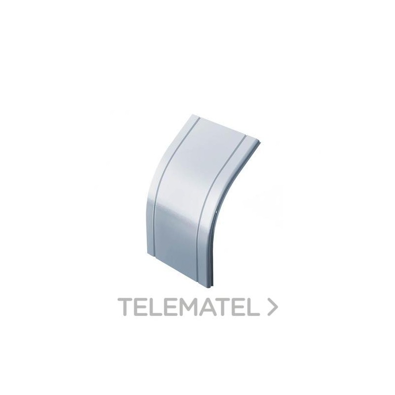 Tapa curva vertical convexa 45º 200x60 galvanizado senzimir con referencia TCX4S0620 de la marca AISCAN.