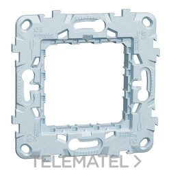 Bastidor universal ZAMAK con referencia NU7002 de la marca SCHNEIDER ELECTRIC.