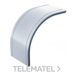Tapa curva vertical convexa 90º 200x35 galvanizado senzimir con referencia TCX9S0320 de la marca AISCAN.
