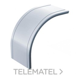 Tapa curva vertical convexa 90º 200x60 galvanizado senzimir con referencia TCX9S0620 de la marca AISCAN.