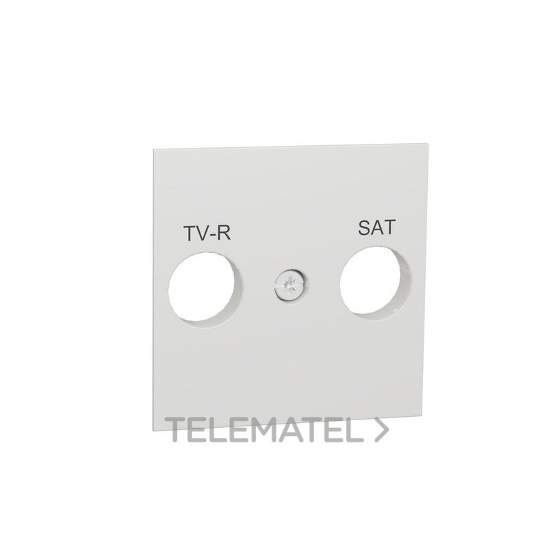 Caratula toma R-TV/SAT polar con referencia NU944118 de la marca SCHNEIDER ELECTRIC.