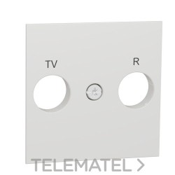 Caratula toma TV/FM polar con referencia NU944018 de la marca SCHNEIDER ELECTRIC.