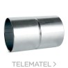Manguito tubo metálico enchufable diámetro 40mm galvanizado caliente con referencia MTMEG40 de la marca AISCAN.