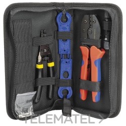 Maletín de herramientas para crimpar / montar conectores solares con referencia CFV-KIT de la marca GAESTOPAS.