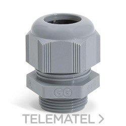 Prensaestopas GADI poliamida hexagonal M20x1,5 gris con referencia 363.2000.0 de la marca GAESTOPAS.