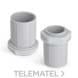 Manguito roscado PVC M20x1,5 gris con referencia 242.2000.0 de la marca GAESTOPAS.
