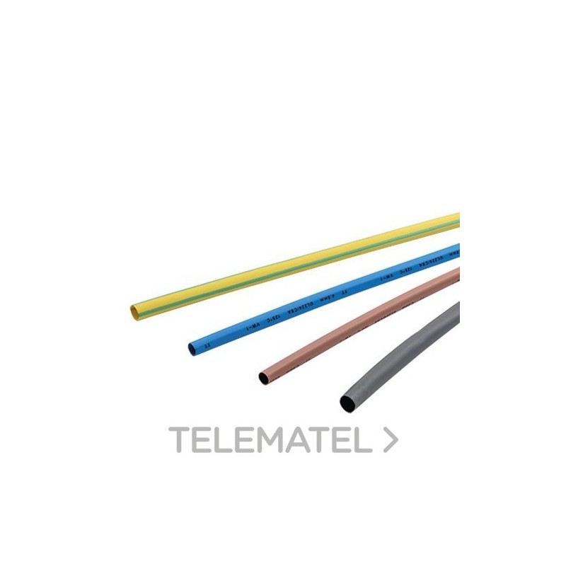 Tubo termorretractil 4,8mm azul Tiras con referencia TT0048.AZ.T de la marca GAESTOPAS.